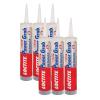 imageLoctite Power Grab Ultimate Crystal Clear Construction Adhesive 27 fl oz Tube 6 Pack  Versatile Construction Glue for Glass Wood Metal ampamp More6 Pack