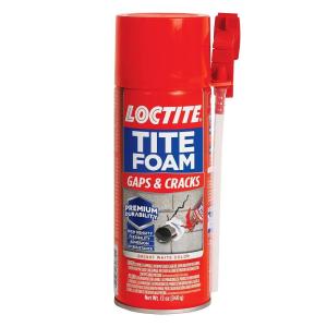 imageLoctite Tite Foam Gaps ampamp Cracks Spray Foam Sealant 12 fl oz Can 1 Pack  Polyurethane Expanding Insulation8 Pack